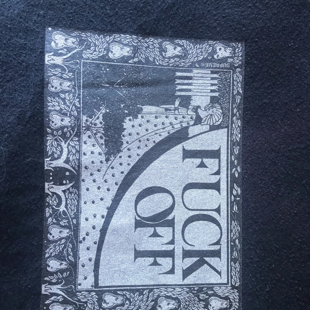 F*CK OFF Supreme tee - Picture 2 of 3